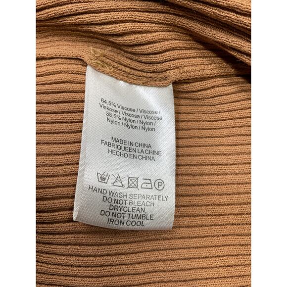 Sau Lee 'Parker' Brown Viscose Knit Dress Size 2 - Picture 5 of 5